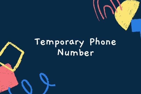 temporary phone number