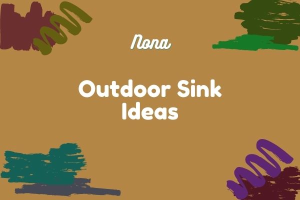 Outdoor Sink Ideas